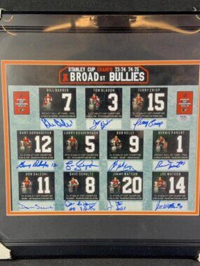 Philadelphia Flyers Stanley Cup Champs Broad St Bullies 73- 74 and 74-75 Photo